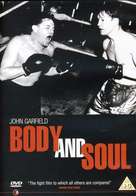 Body and Soul - British DVD movie cover (xs thumbnail)