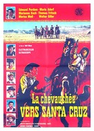 Der letzte Ritt nach Santa Cruz - French Movie Poster (xs thumbnail)