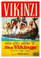 The Vikings - Yugoslav Movie Poster (xs thumbnail)