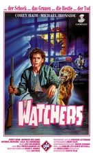 Watchers - German VHS movie cover (xs thumbnail)