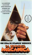 A Clockwork Orange - Spanish VHS movie cover (xs thumbnail)