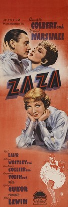 Zaza - Czech Movie Poster (xs thumbnail)