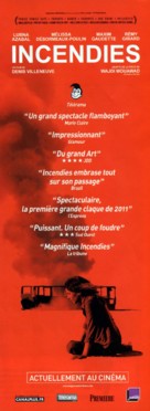 Incendies - French Movie Poster (xs thumbnail)