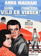 Wild Is the Wind - Danish Movie Poster (xs thumbnail)