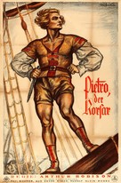 Pietro der Korsar - German Movie Poster (xs thumbnail)