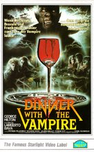 Dinner with a vampire - German VHS movie cover (xs thumbnail)