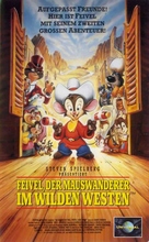 An American Tail: Fievel Goes West - German VHS movie cover (xs thumbnail)