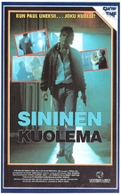 The Blue Man - Finnish VHS movie cover (xs thumbnail)