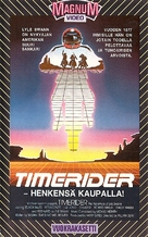 Timerider: The Adventure of Lyle Swann - Finnish VHS movie cover (xs thumbnail)