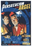 Pursuit to Algiers - Spanish Movie Poster (xs thumbnail)