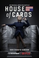 &quot;House of Cards&quot; - Danish Movie Poster (xs thumbnail)