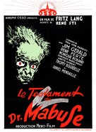 Le testament du Dr. Mabuse - Belgian Movie Poster (xs thumbnail)