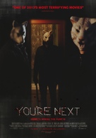You&#039;re Next - Norwegian Movie Poster (xs thumbnail)
