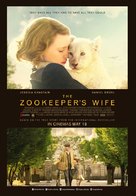 The Zookeeper&#039;s Wife - Lebanese Movie Poster (xs thumbnail)