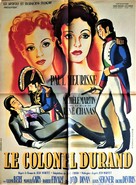 Le colonel Durand - French Movie Poster (xs thumbnail)