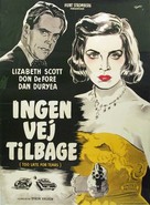 Too Late for Tears - Danish Movie Poster (xs thumbnail)