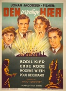 Den usynlige h&aelig;r - Danish Movie Poster (xs thumbnail)