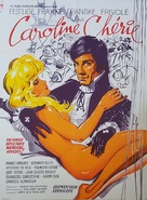 Caroline ch&eacute;rie - Danish Movie Poster (xs thumbnail)