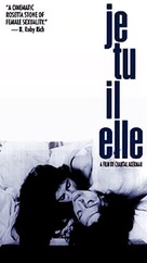 Je, tu, il, elle - French Movie Cover (xs thumbnail)