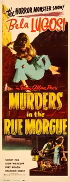 Murders in the Rue Morgue Poster