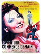 L&#039;aventure commence demain - French Movie Poster (xs thumbnail)