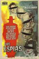 Les espions - Spanish Movie Poster (xs thumbnail)