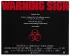 Warning Sign Poster