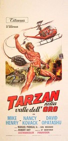 Tarzan and the Valley of Gold - Italian Movie Poster (xs thumbnail)