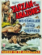 Tarzan and the Amazons - Belgian Movie Poster (xs thumbnail)