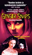 Ginger Snaps - Finnish VHS movie cover (xs thumbnail)