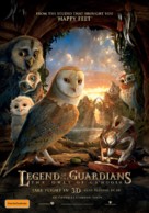 Legend of the Guardians: The Owls of Ga&#039;Hoole - Australian Movie Poster (xs thumbnail)
