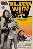 One Million Years B.C. - Finnish Movie Poster (xs thumbnail)