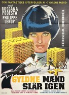 Il grande colpo dei sette uomini d&#039;oro - Danish Movie Poster (xs thumbnail)