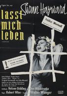 I Want to Live! - German Movie Poster (xs thumbnail)