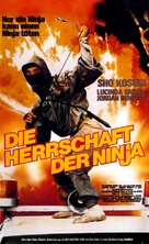 Ninja III: The Domination - German VHS movie cover (xs thumbnail)