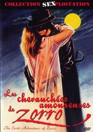 The Erotic Adventures of Zorro - French DVD movie cover (xs thumbnail)