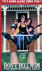 Don&#039;t Tell Mom the Babysitter&#039;s Dead - VHS movie cover (xs thumbnail)