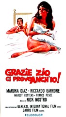 Grazie zio, ci provo anch&#039;io - Italian Movie Poster (xs thumbnail)