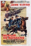 The Horse Soldiers - Spanish Movie Poster (xs thumbnail)