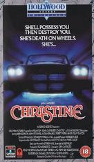 Christine - British VHS movie cover (xs thumbnail)