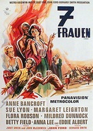 7 Women - German Movie Poster (xs thumbnail)