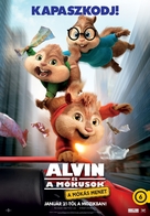 Alvin and the Chipmunks: The Road Chip - Hungarian Movie Poster (xs thumbnail)