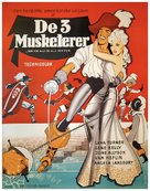 The Three Musketeers - Danish Movie Poster (xs thumbnail)