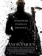 Anonymous - French Movie Poster (xs thumbnail)