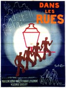 Dans les rues - French Movie Poster (xs thumbnail)