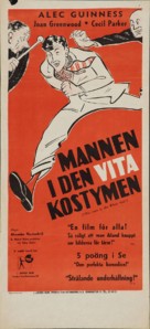 The Man in the White Suit - Swedish Movie Poster (xs thumbnail)