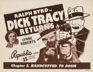 Dick Tracy Returns - Re-release movie poster (xs thumbnail)
