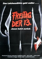 Friday the 13th Part 2 - German Movie Poster (xs thumbnail)