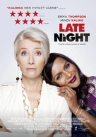 Late Night - Swedish Movie Poster (xs thumbnail)