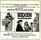 Hexen bis aufs Blut gequ&auml;lt - German poster (xs thumbnail)